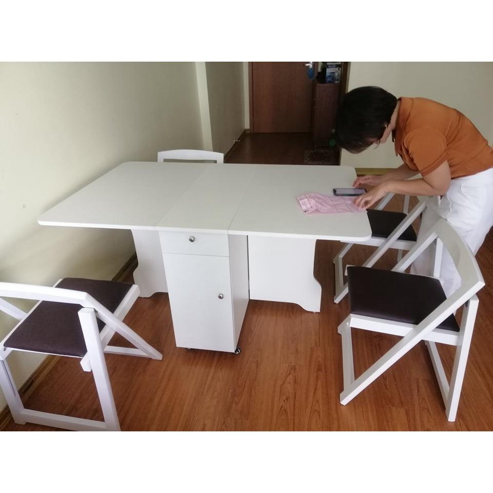 BÀN ĂN NHẬP KHẨU THÔNG MINH GẤP GỌN– BẢO HÀNH 2 NĂM