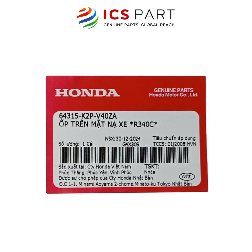 Nhựa Mặt Nạ Trước (Chữ V Mặt Nạ) R340C HONDA Winner X V2 2020 Màu Đỏ (64315K2PV40ZA)
