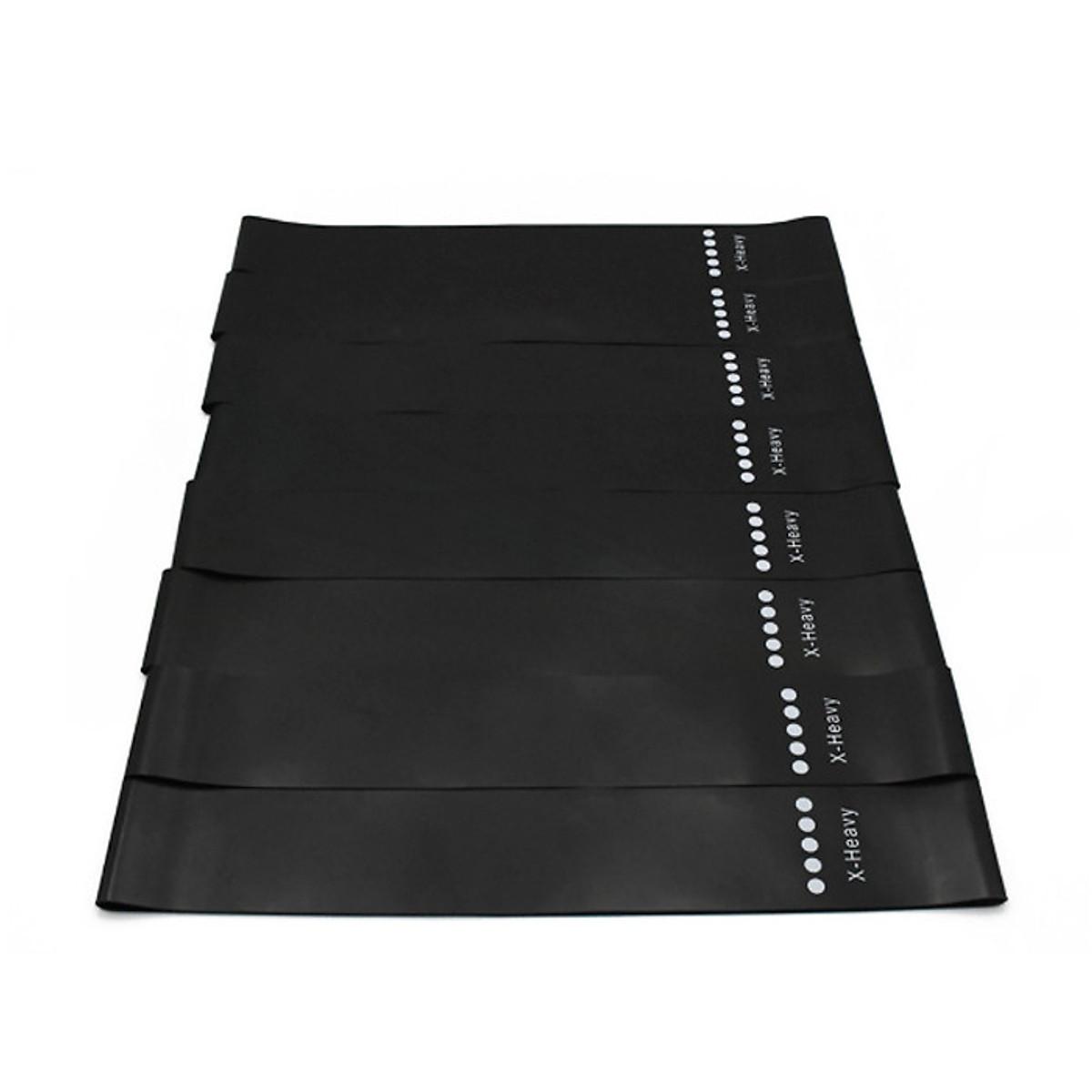 Bộ 5 dây đàn hồi tập gym, dây đàn hồi mini band tập yoga dây đàn hồi kháng lực cao cấp, dây đàn hồi tập thể dục