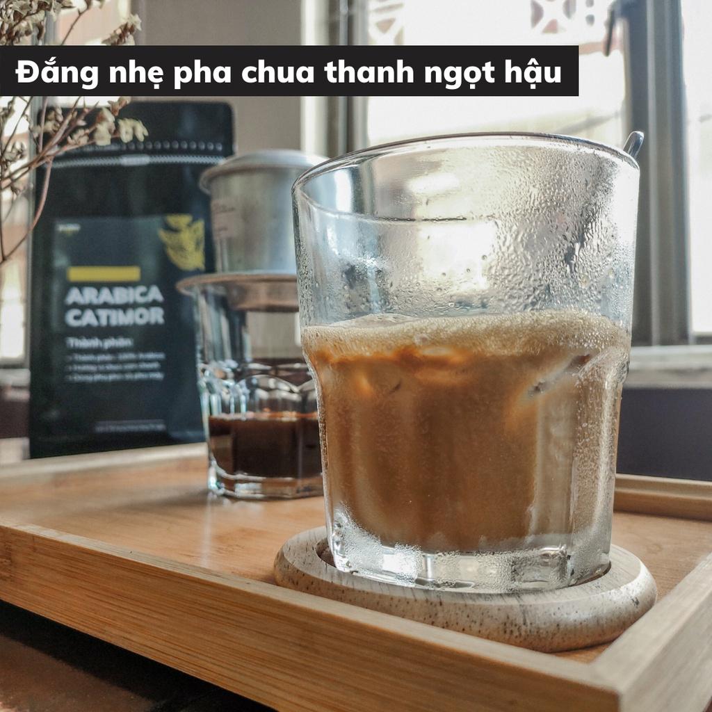 Cafe việt ARABICA CATIMOR 125g cà phê nguyên chất hương vị chua thanh đắng nhẹ tinh tế pha Espresso - Big Dream Coffee