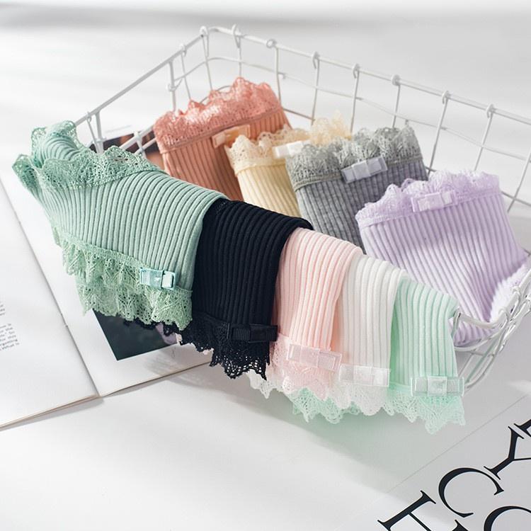 Quần lót cotton sợi tre kháng khuẩn cao cấp viền ren sexy đáng yêu Shoping QL1C phong cách cô bé ngây thơ