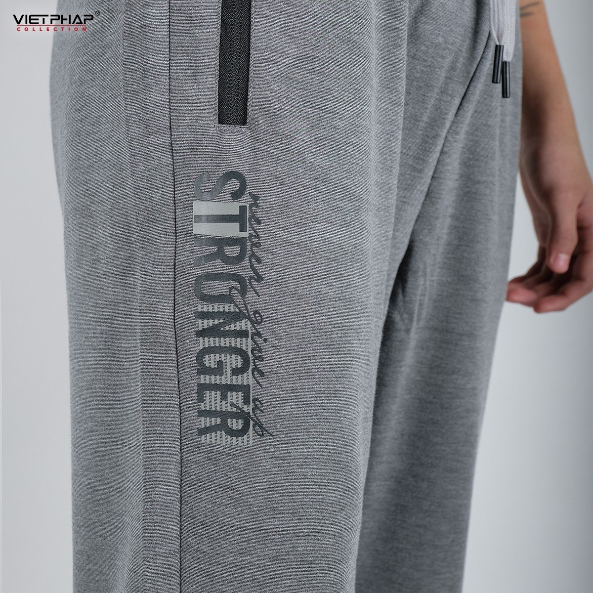 Quần Jogger Thun Cao Cấp VIỆT PHÁP/ Chất liệu cotton co dãn thoải mái sang trọng cạp chun bo 9743