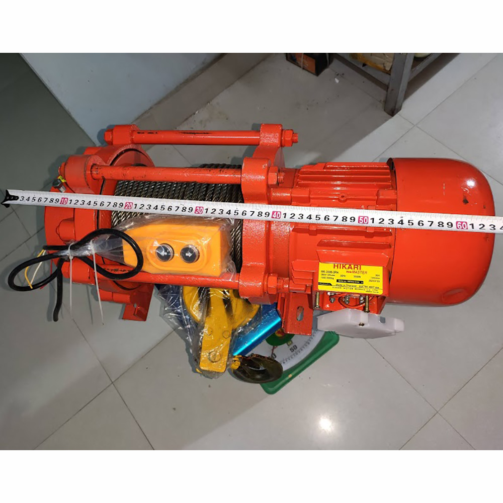Máy tời điện mặt đất HKR HK-2000 1 tấn và HK-3500 1,5 tấn - Máy tời điện quấn dây đồng chịu nhiệt