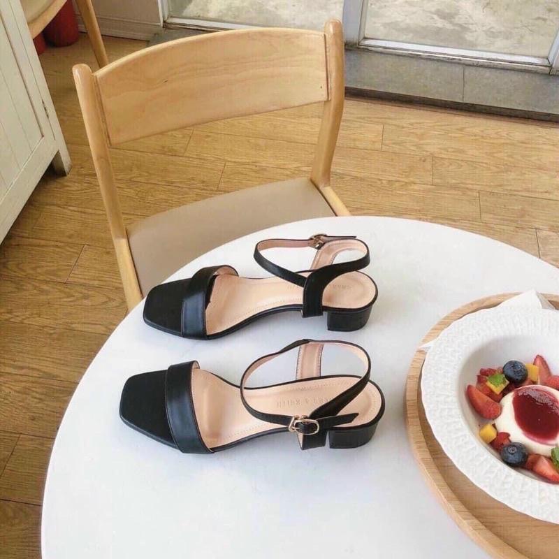 Sandal 2cm đơn giản nhẹ êm mềm đi học đi choie đi làm đều tiện, giản dị xinh