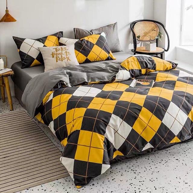 Set Cotton Poly Hoạ Tiết Hàng nhập nguyên set