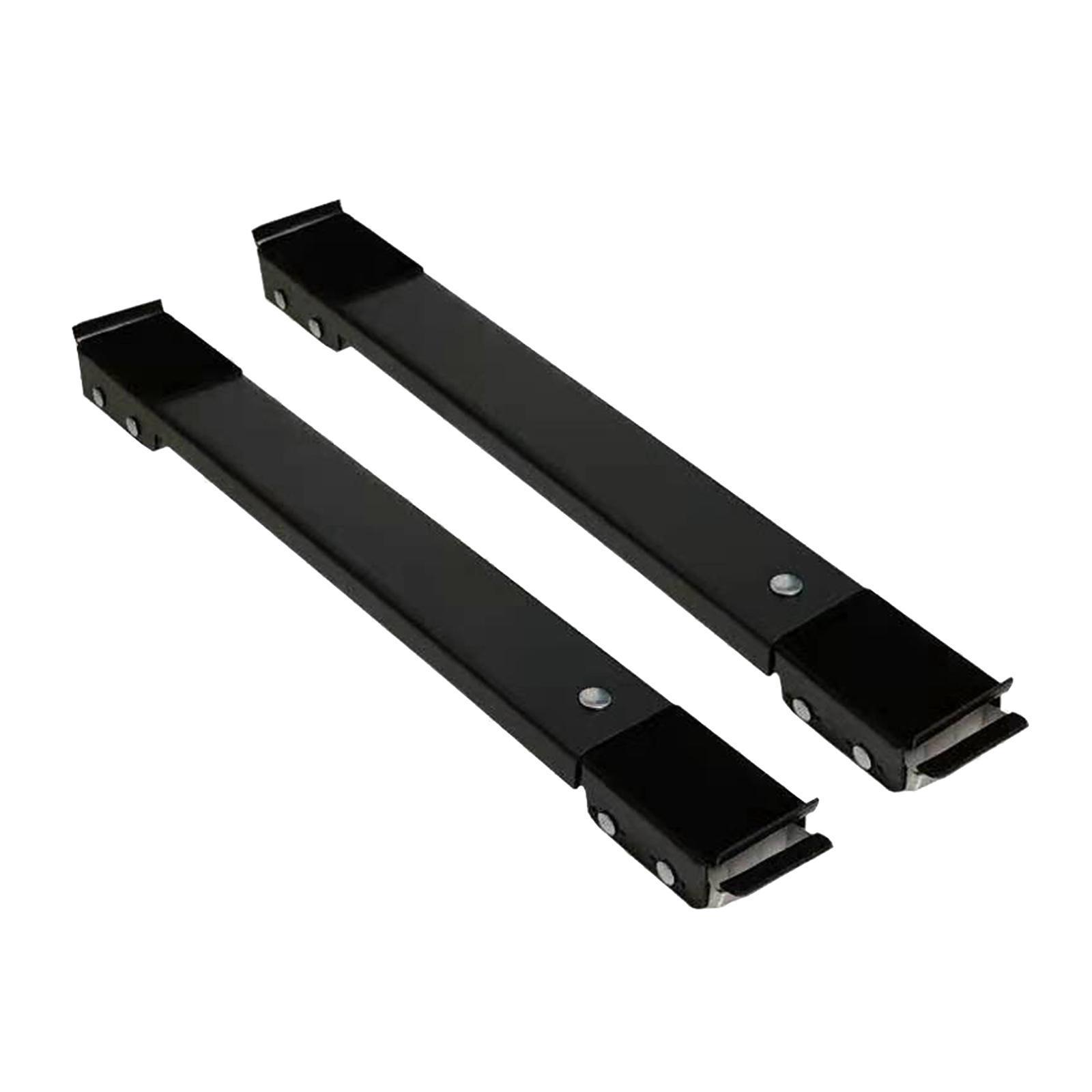 2pcs Washing Machine Stand Multi-functional Mobile Base Holder White