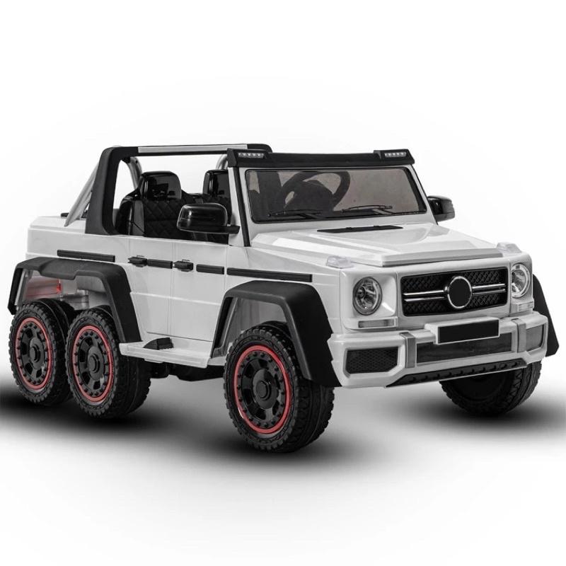 Xe Ô tô điện trẻ em G63 AMG Mercedes (6 bánh,6 động cơ,2 chân ga, Ghế da, BH 1 năm)