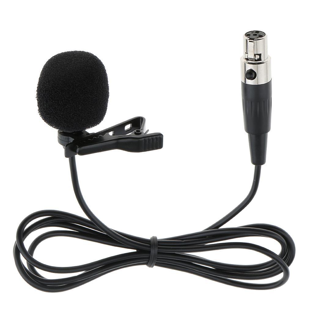 5-10pack  Lapel Tie  Vacuum Tube Microphone MINI XLR 4Pin