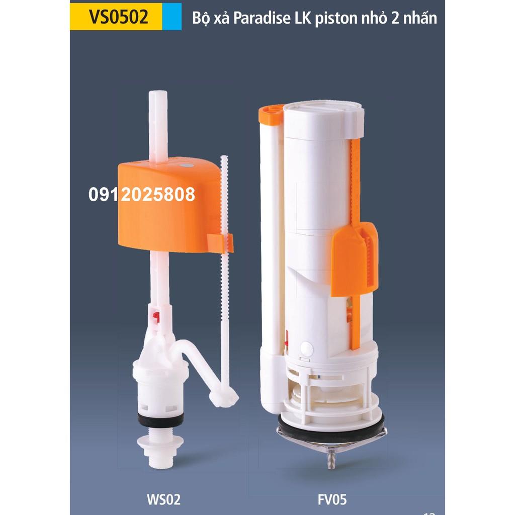 VS0502 - Bộ xả bồn cầu 1 khối 2 nút nhấn Paradise