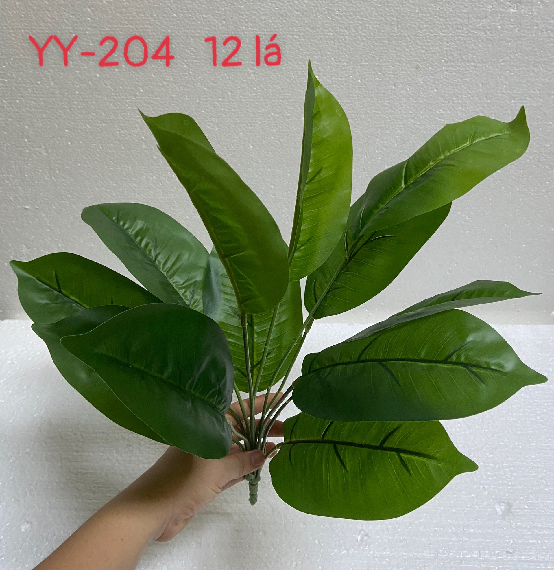 Cây giả cắm chậu 40cm - 60cm, 9 lá - 18 lá, cây chuối mini, cây dừa mini, cây chân vịt, cây trầu bà xanh, cây ngọc ngân, cây thiên thanh viền vàng (chưa bao gồm chậu)