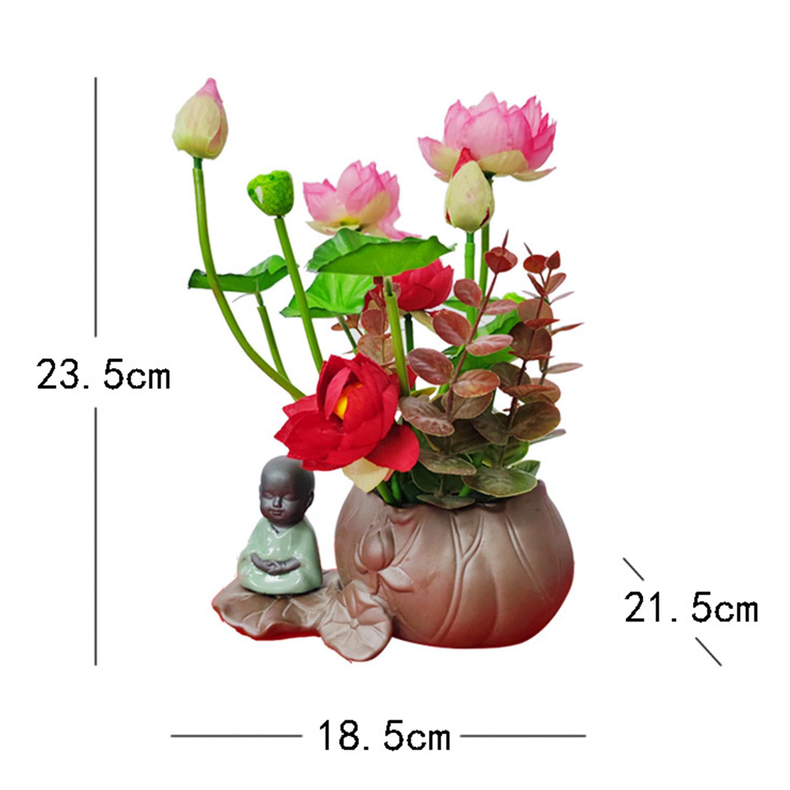 Bonsai Simulation Artificial Pot Plant Home Fake and buddha