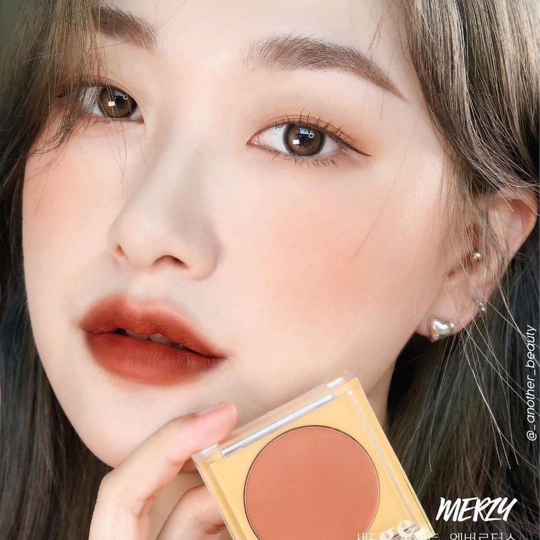 Phấn Má Hồng Dạng Nén Kiềm Dầu, Lâu Trôi Merzy The Heritage Blusher