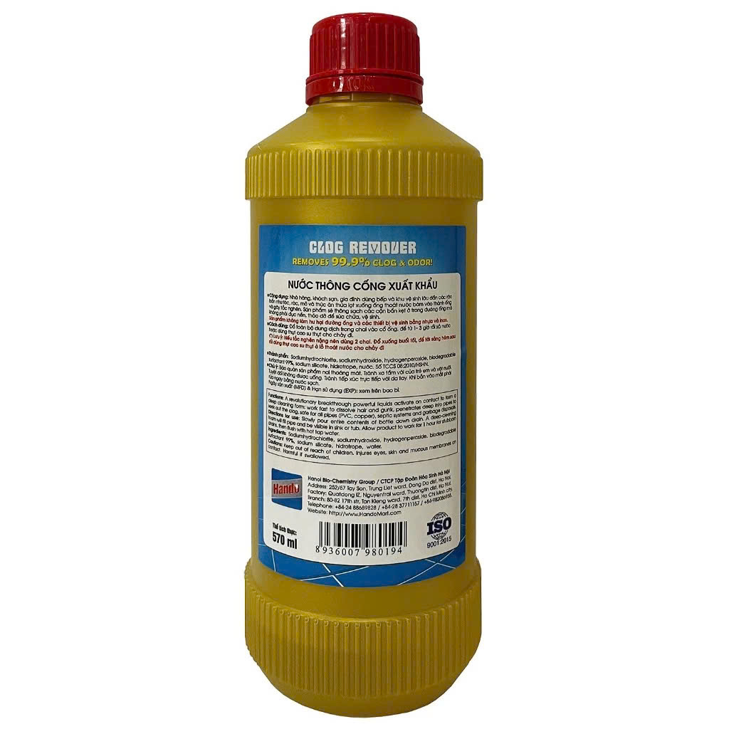 Nước thông tắc đường ống thoát nước 570ml