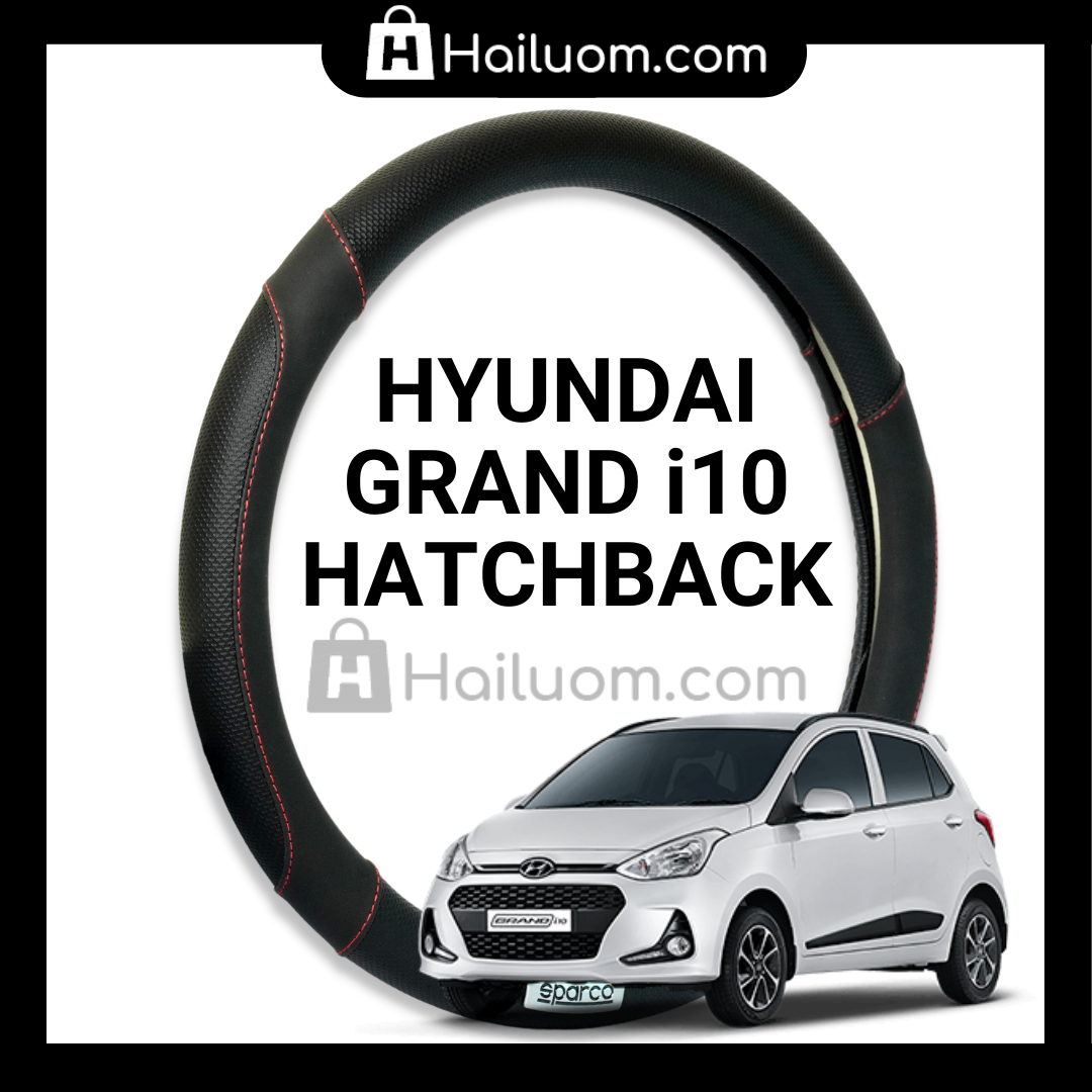 Bọc Vô Lăng ô tô HYUNDAI GRAND i10 HATCHBACK | Bọc Vô Lăng cao cấp Sparco Italy