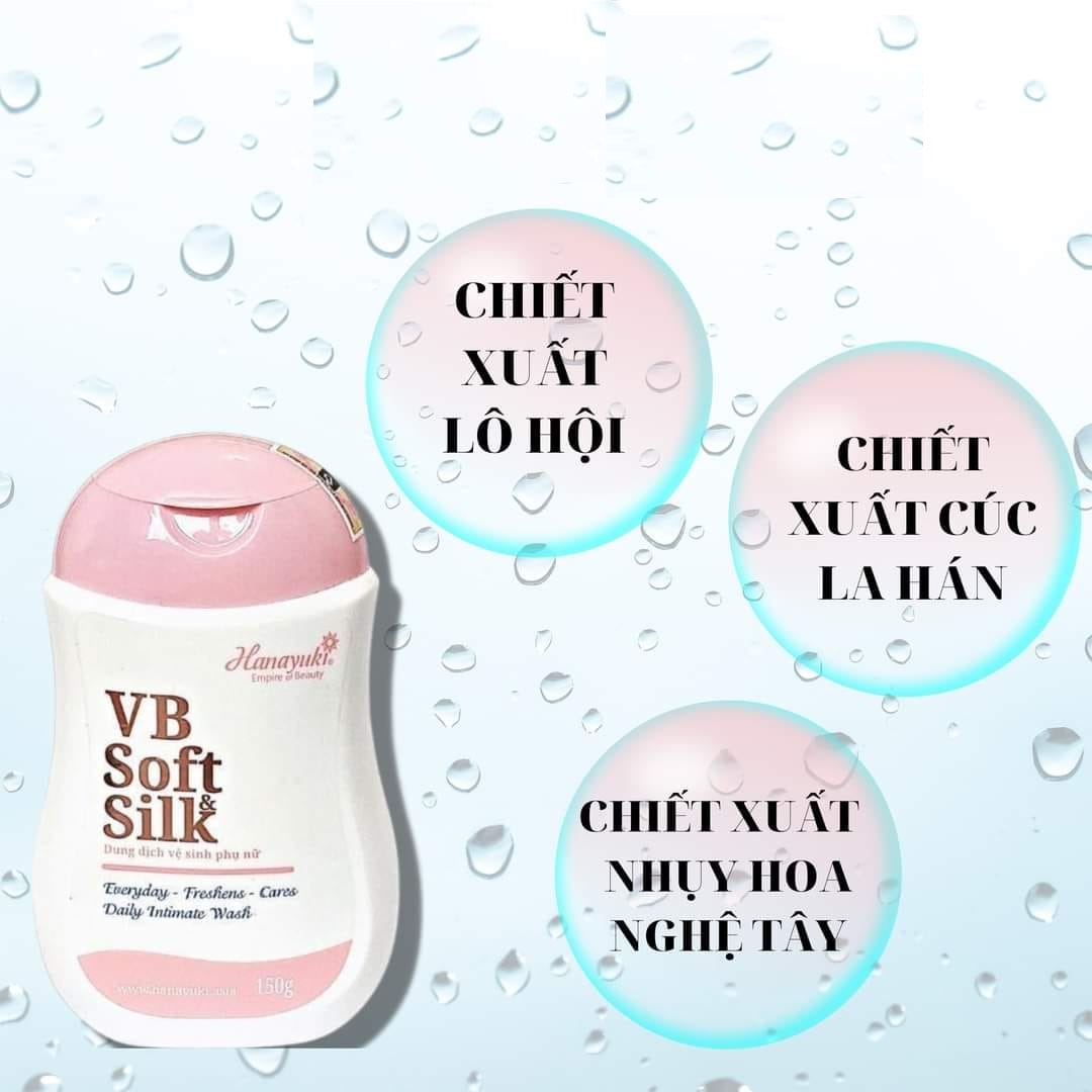 Dung Dịch Vệ Sinh Phụ Nữ Hanayuki VB Soft Silk 