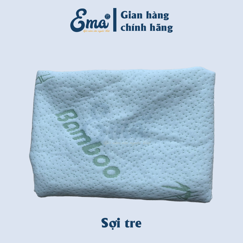 Vỏ thay thế cho gối cao su non có gel lạnh Ema - Nếu chưa mua gối vui lòng không chọn phân loại này