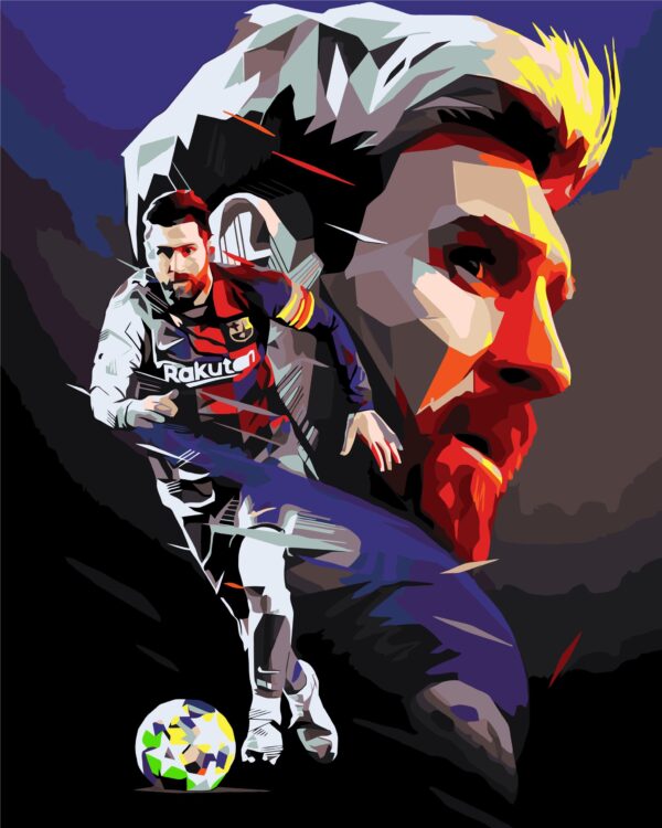 Mua Tranh Tô Màu Theo Số - Tranh Messi - MS450 Mua Tranh Tô Màu Theo Số - Tranh Messi - Ms450