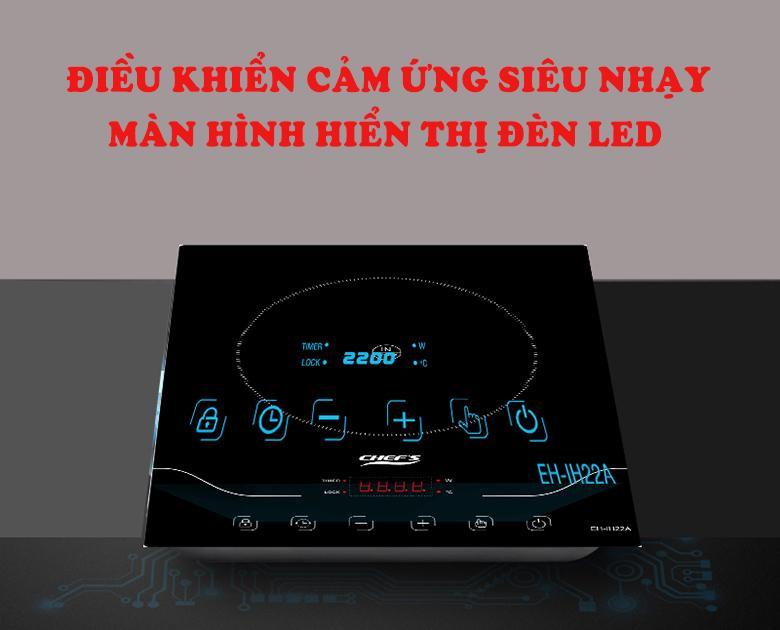 Bếp từ đơn âm Chef's EH-IH22A 2200 W - Hàng Chính Hãng (chỉ giao HN và một số khu vực)