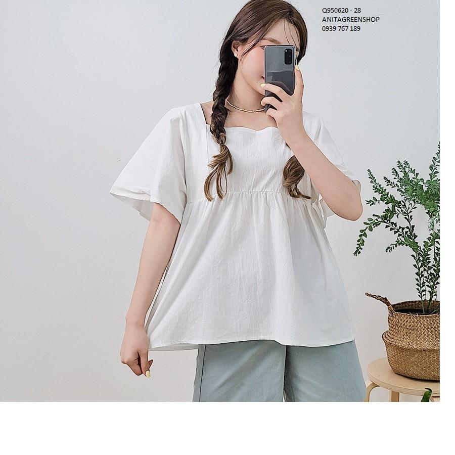 Q950620 ÁO BABYDOLL CỔ VUÔNG