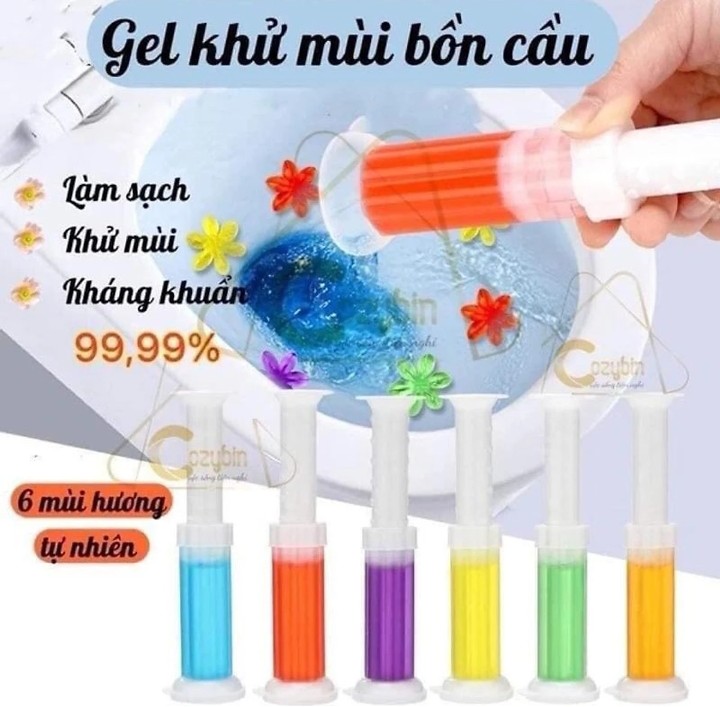 Gel vệ sinh, chất tẩy khử mùi, khử khuẩn bồn cầu...