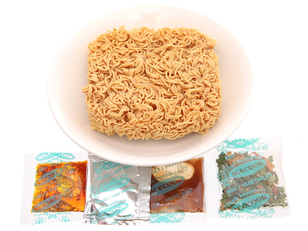 Thùng 30 Gói Mì Lẩu Thái Tôm Acecook (81g x 30 gói)