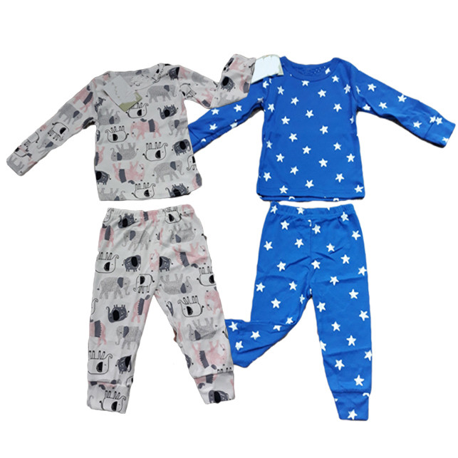 Bộ quần áo dài tay bé trai chất cotton size 1-5 (Giao mầu ngẫu nhiên)