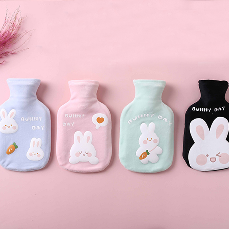 Túi Chườm Bụng Kinh Nóng Lạnh 350ml Họa tiết Thỏ Bunny dễ thương.