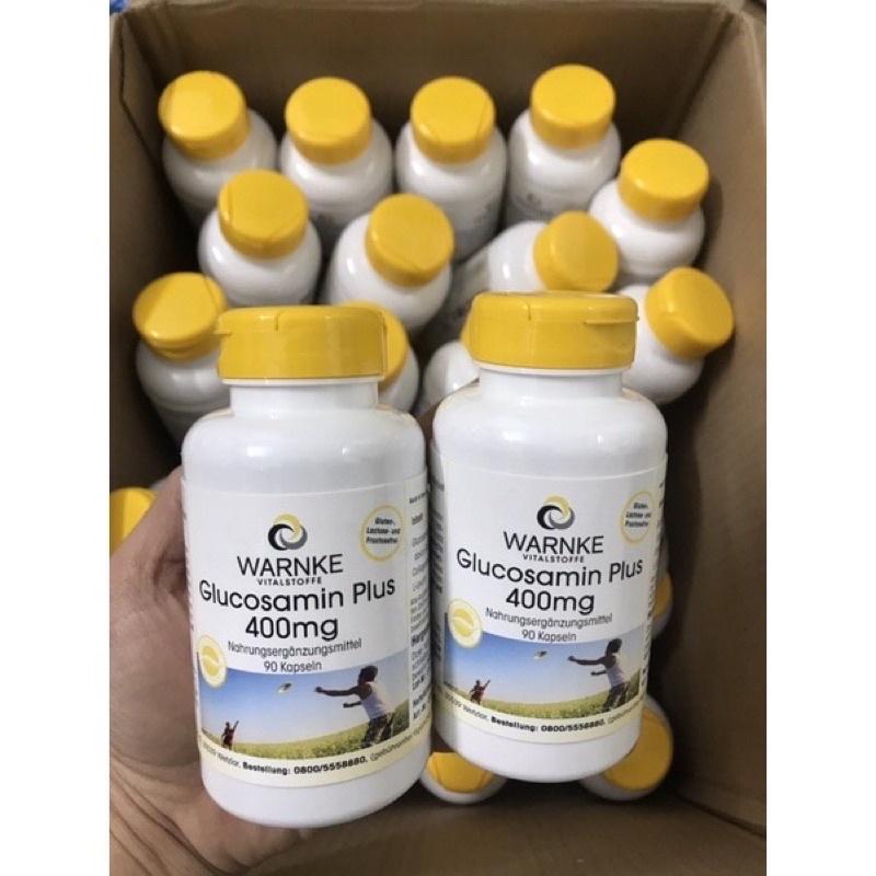 Viên Uống Bổ Xương Khớp Warnke Glucosamin Plus 400mg, Giúp Giảm Đau Xương Khớp, Hỗ Trợ Thoái Hóa, Nhập Đức, 90 Viên