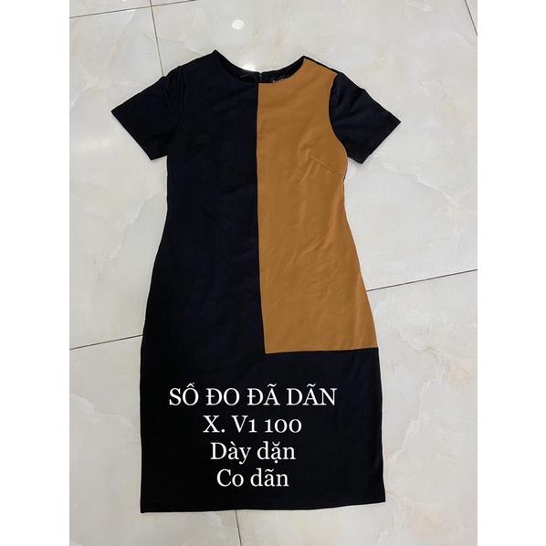 Đầm body công sở đen nâu đỏ nude