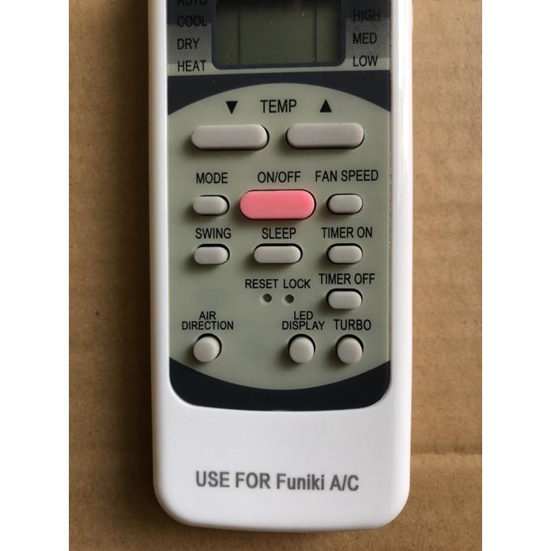 Điều khiển cho điều hòa FUNIKI/Remote máy lạnh FUNIKI