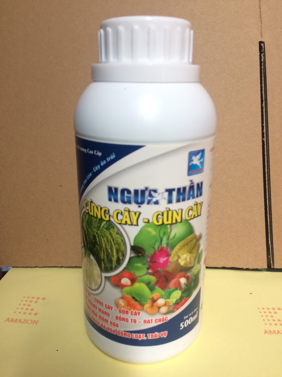 Phân bón Ngựa thần Cứng cây - gùn cây chai 0.5L, cây mập, khỏe, cứng cây giảm đổ, ngã