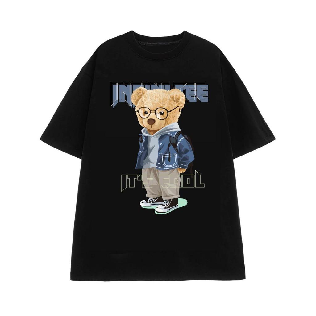 Áo thun Bear, Thun 100% COTTON - form rộng UNISEX.39