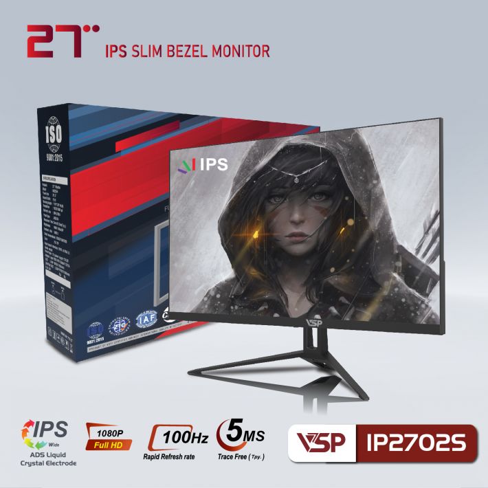 Màn hình máy tính VSP IP2702S - Hàng Chính Hãng
