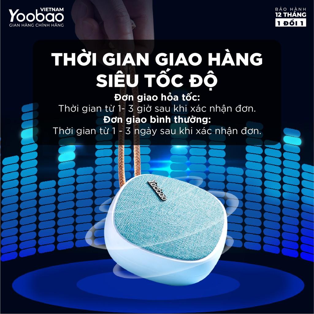 Loa Bluetooth mini Yoobao M1 - Dung lượng 2000mAh - Công suất 3W - Hàng nhập khẩu