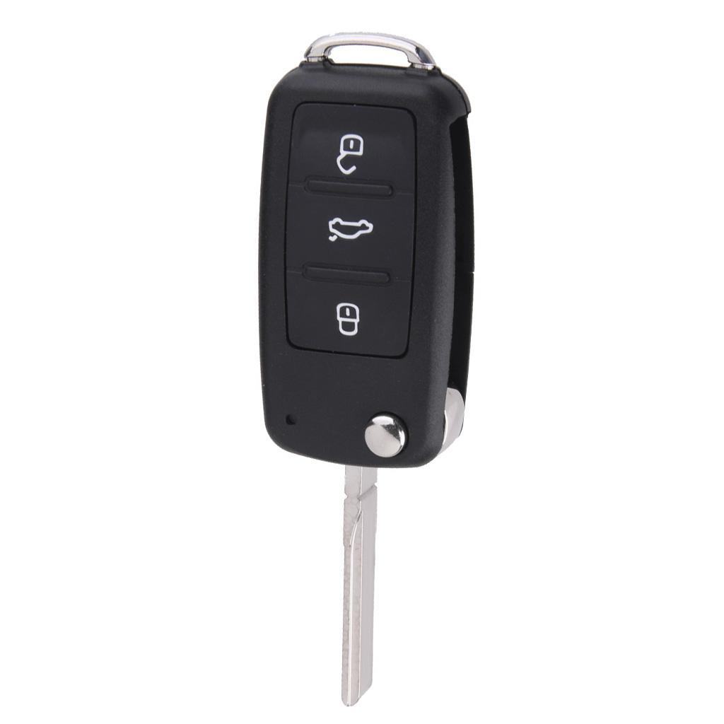 Car Entry Remote 3 Button Key Fob Case Shell For  GOLF MK6