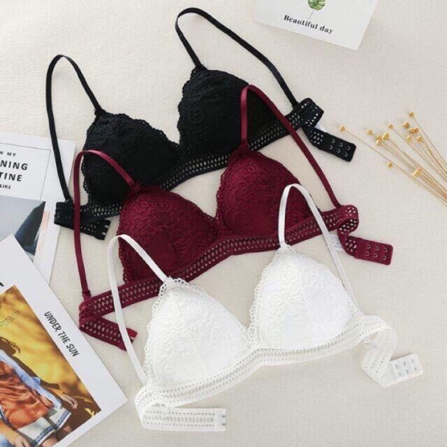 Mua Áo bra ren đẹp, áo bra dây nhỏ, áo ngực nữ - Đen tại Thế giới đồ lót Tada Mua Áo Bra Ren Đẹp, Áo Bra Dây Nhỏ, Áo Ngực Nữ - Đen Tại Thế Giới Đồ Lót Tada