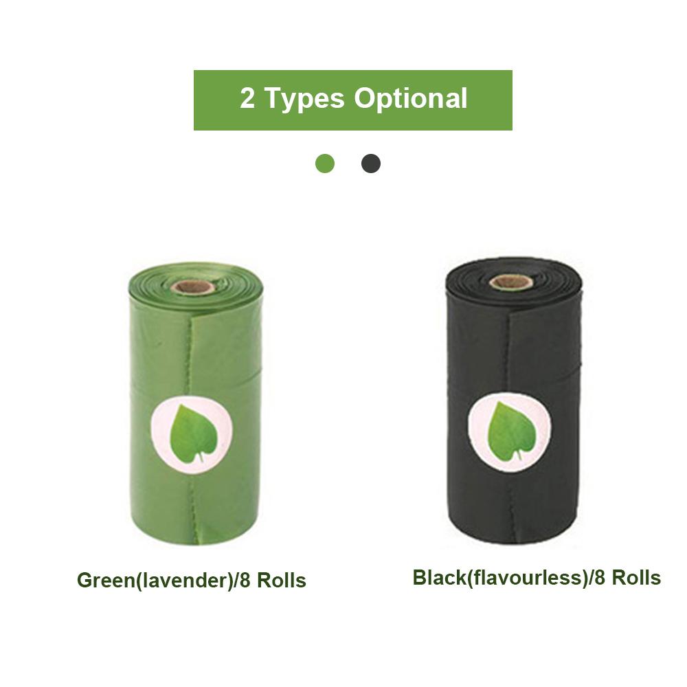 8 cuộn túi đựng chất thải cho vật nuôi loại 15 túi, túi chất thải sinh học