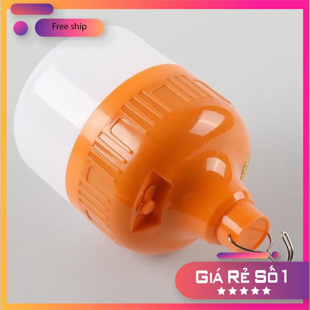 Bóng đèn tích điện 6-8h - loại 100w sạc tích điện có móc treo