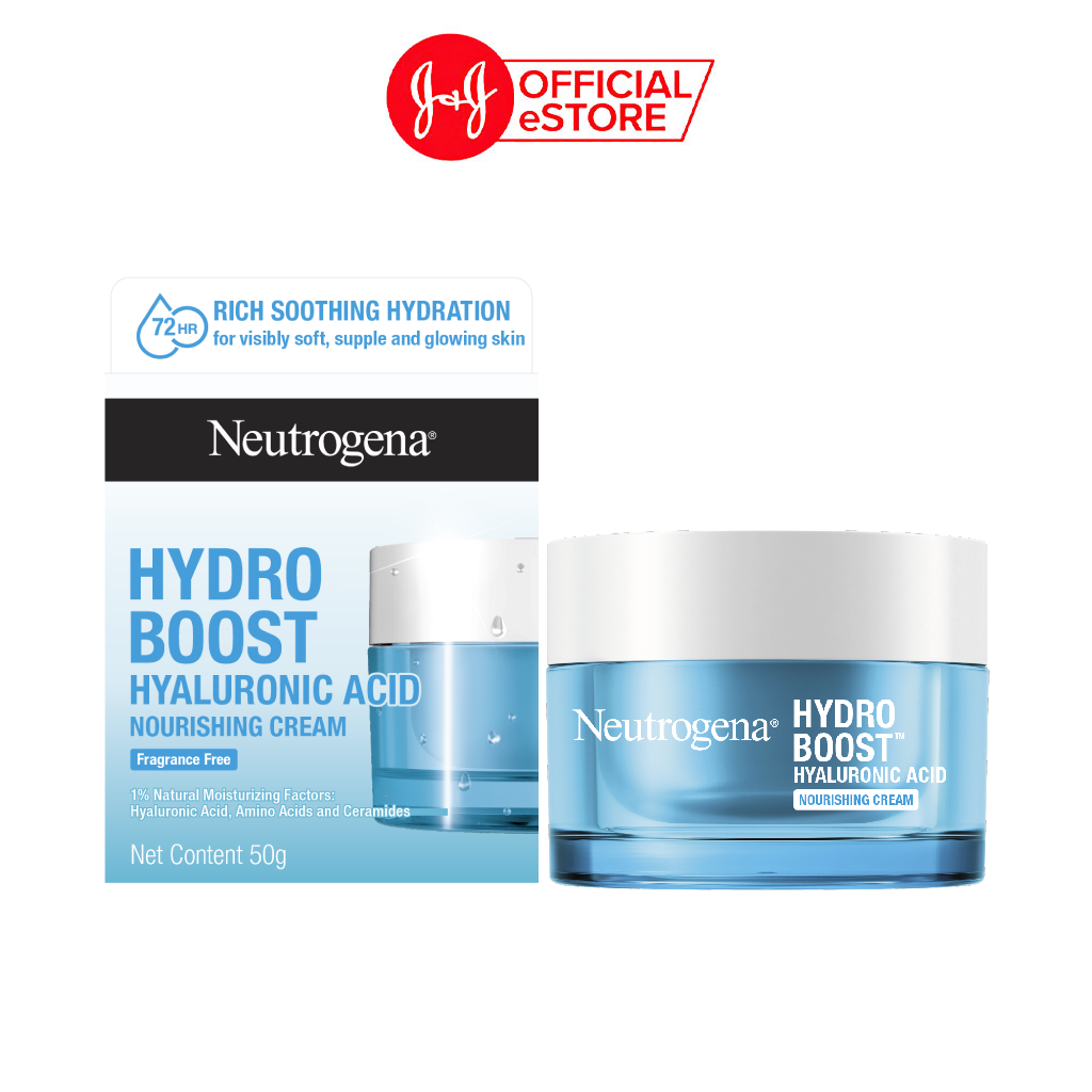 Bộ 2 Kem dưỡng ẩm cấp nước cho da khô Neutrogena Hydro Boost Hyaluronic Acid Nourishing Cream 50gx2