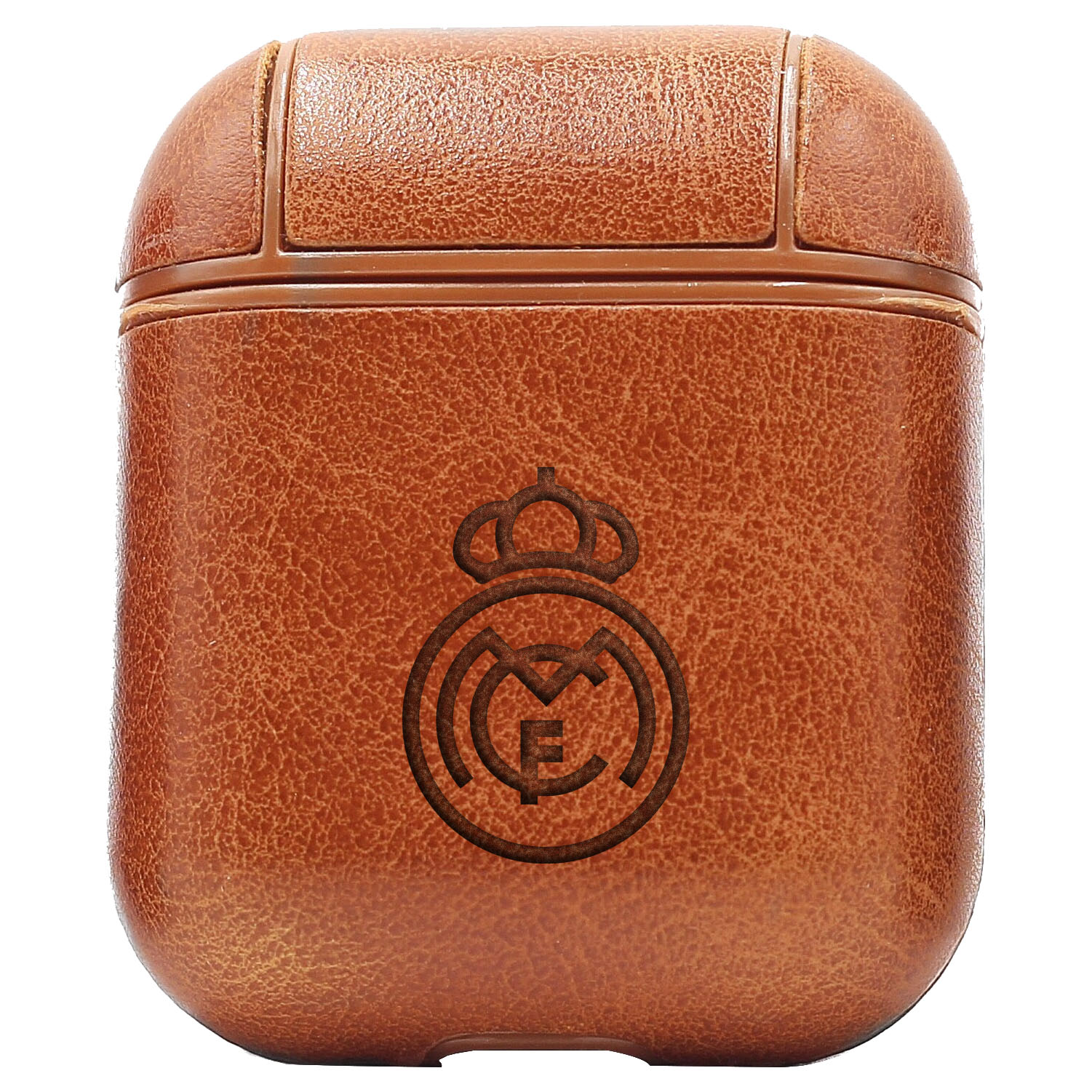 Bao Da Cover Apple Airpods 1 / 2 Premium  Khắc Hình Câu Lạc Bộ Fc Real Madrid