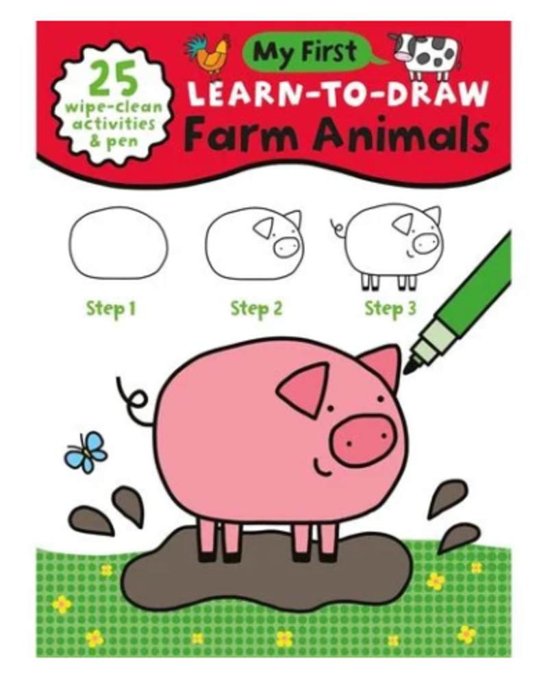 Sách My First Learn To Draw: Farm Animals