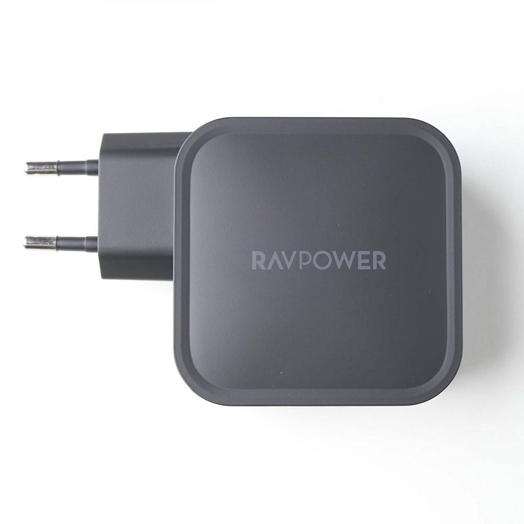 Sạc RAVPower RP-PC128, 2 USB-C PD 90W - Hàng chính hãng