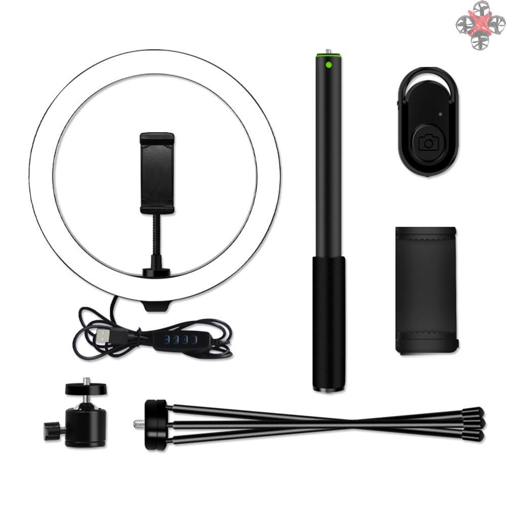 Vòng Đèn Led 26cm / 10.2 Inch 3200k-5600k 120cm Kèm Giá Đỡ Điện Thoại Điều Khiển Từ Xa