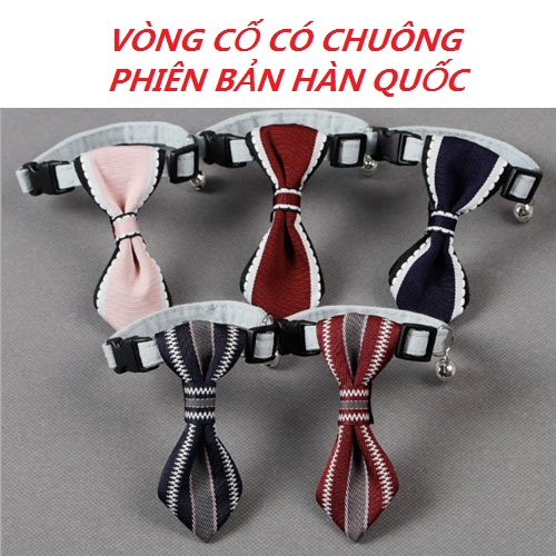 VÒNG CỔ CÀ VẠT CHO CHÓ MÈO - GIAO MÀU NGẪU NHIÊN