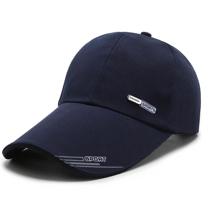 Unisex dài vành mũ bóng chày bố bóng chày cotton có thể điều chỉnh mũ chống nắng lớn chống lại dây đeo có thể điều chỉnh cho các môn thể thao ngoài trời Color: C08