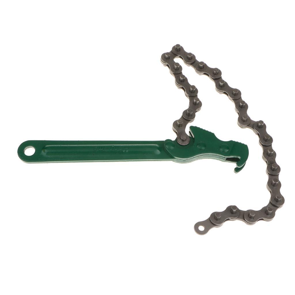 Vehicle Adjustable Oil filter Wrench Handcuff Type Clamp Spanner