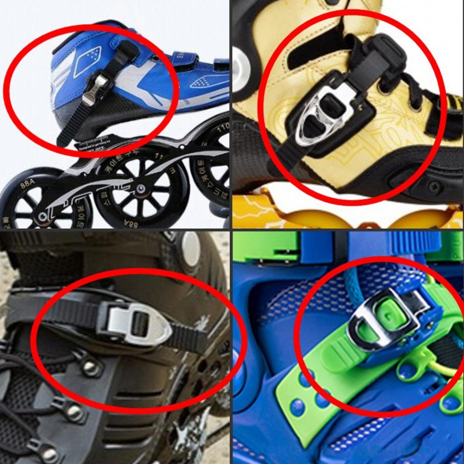 2xDurable Roller Skate Shoes Pulse Strap Skating Shoes Fixing Tight Belt Parts