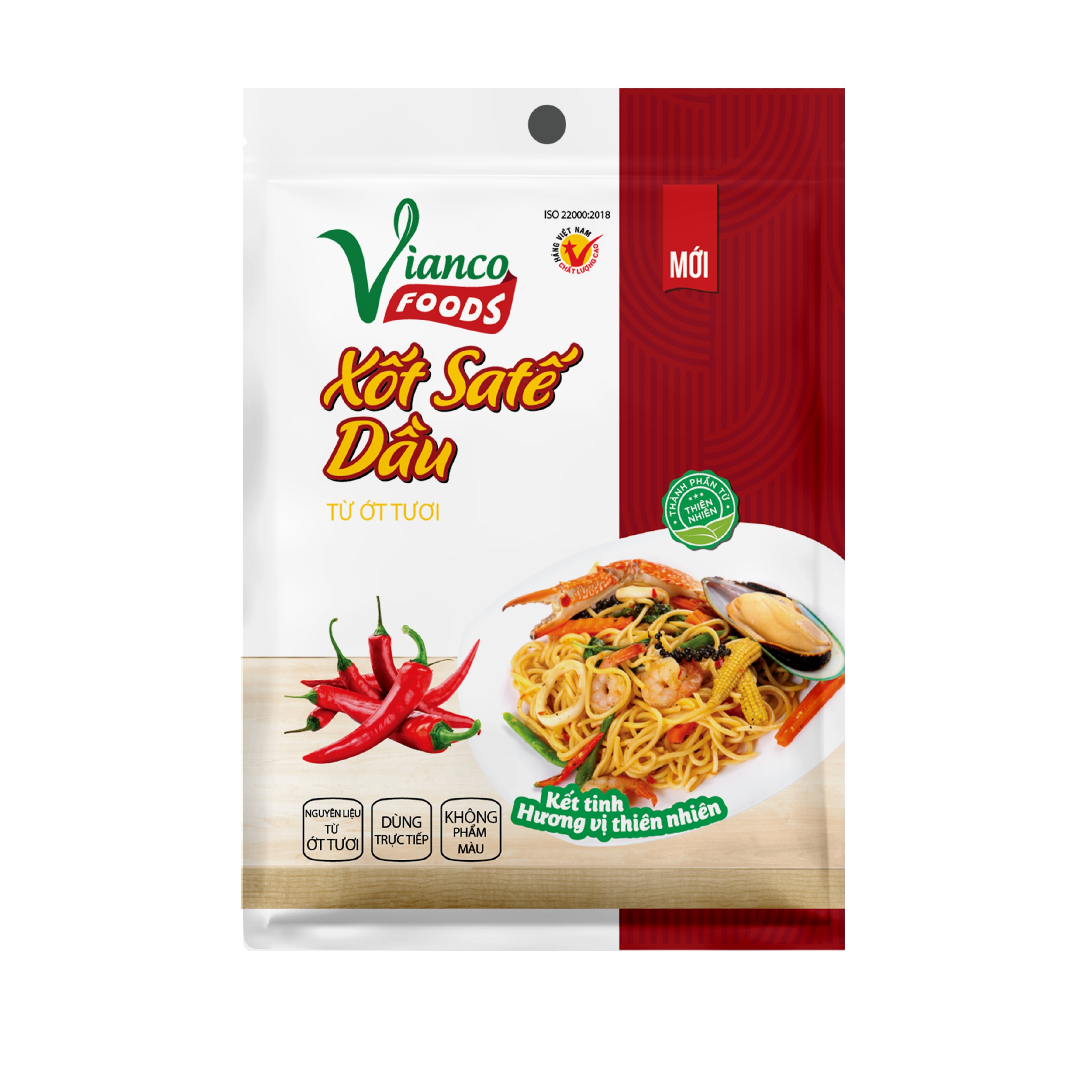 Xốt Satế Dầu ViancoFoods Việt Ấn (03 gói x 18gr)