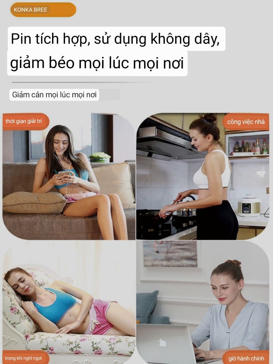 Đai đeo giảm mỡ bụng- đốt cháy mỡ thừa