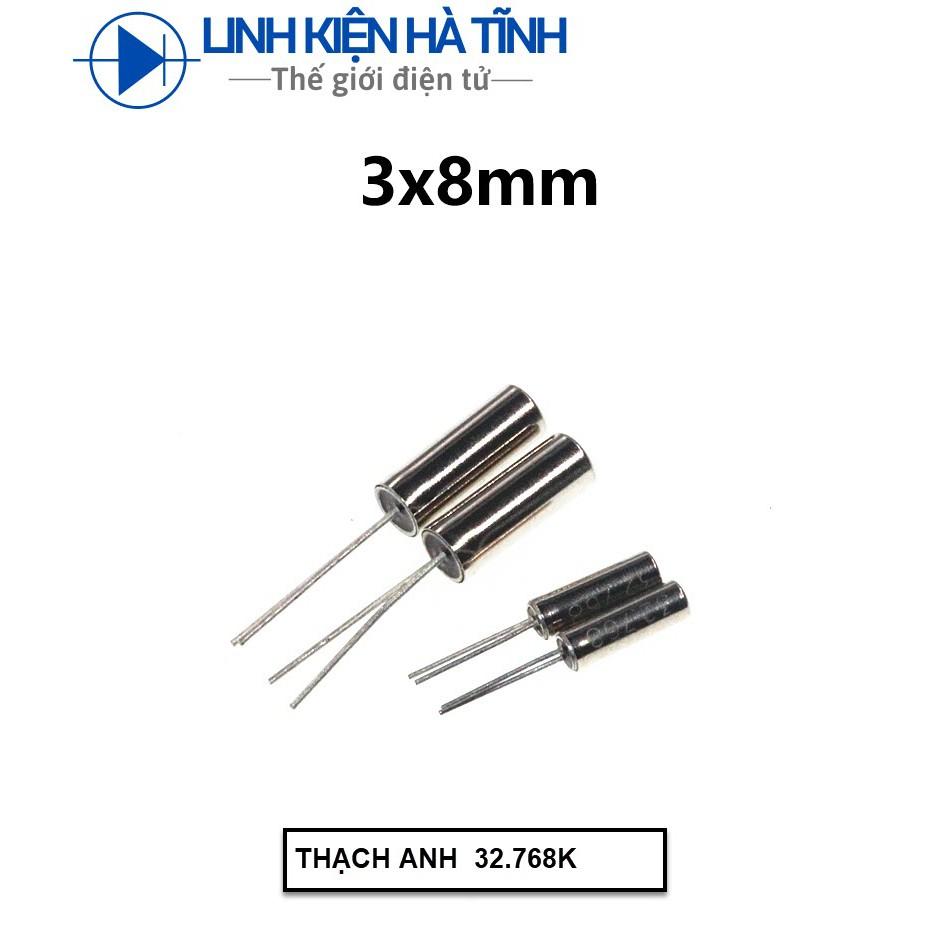 10 con THẠCH ANH 32.768K hình trụ 3 * 8 THẠCH ANH ĐỒNG HỒ